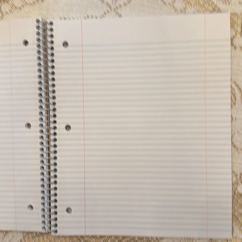 Staples Accel Durable Cover College Ruled Notebook 100 Pgs 1-subject Teal New